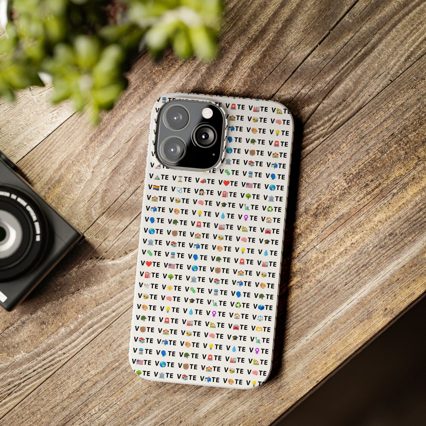 Vote Emoji iPhone Slim Case