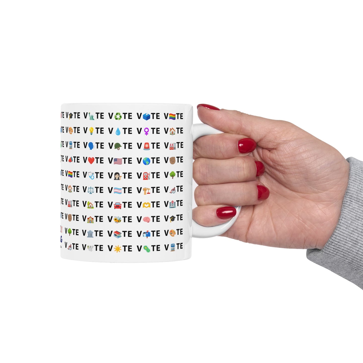 Vote Emoji Mug - Election Coffee Mug