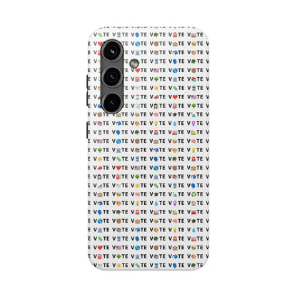 Vote Emoji Samsung Galaxy Phone Case