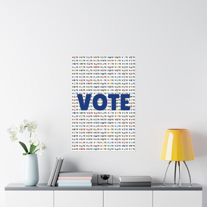 Vote Emoji Poster (Various Sizes)