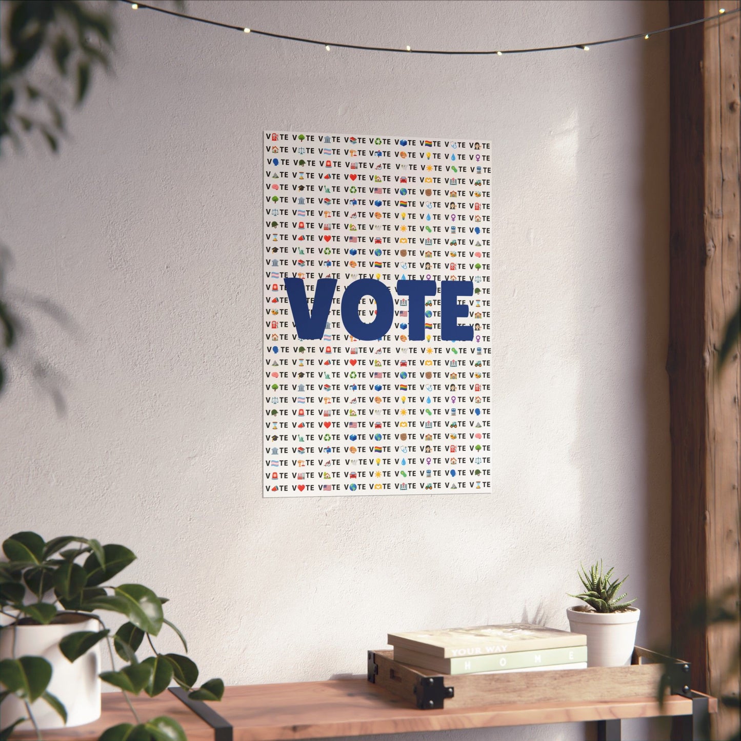 Vote Emoji Poster (Various Sizes)