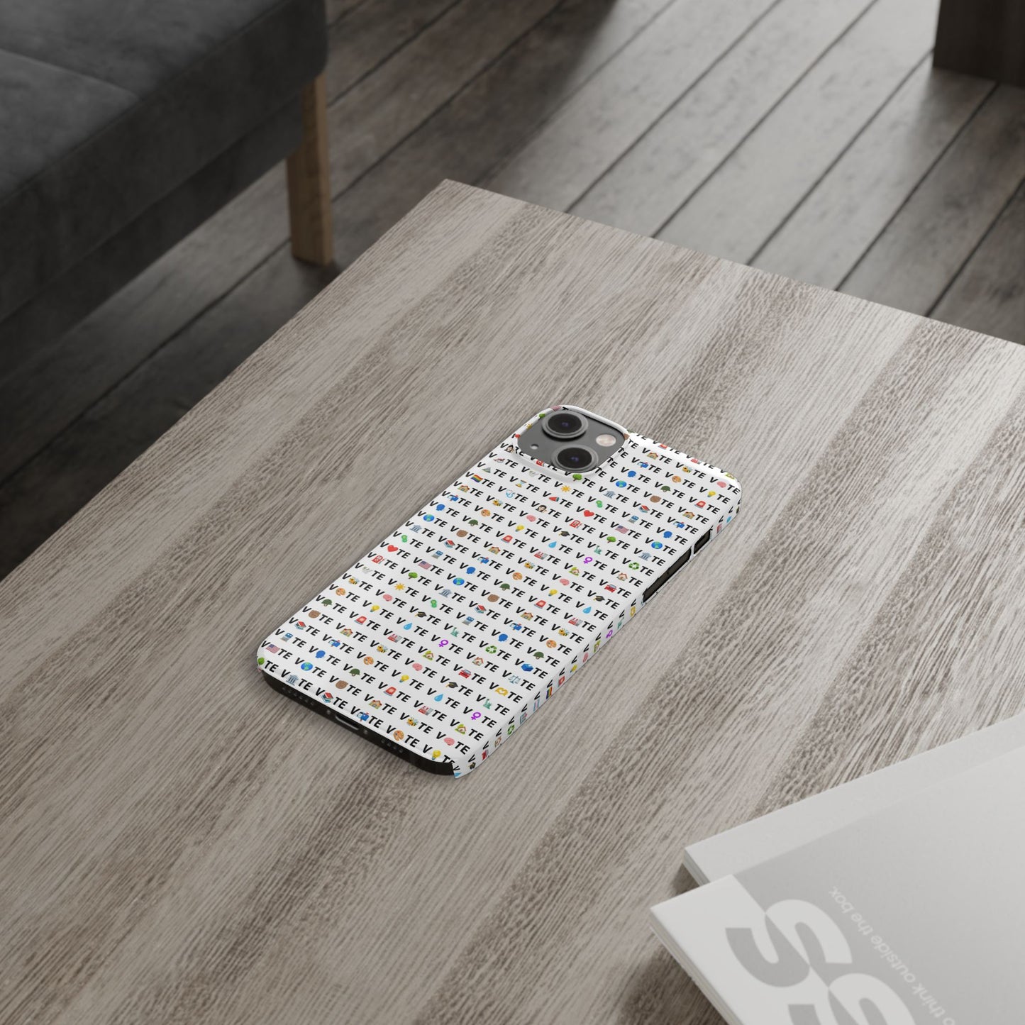 Vote Emoji iPhone Slim Case