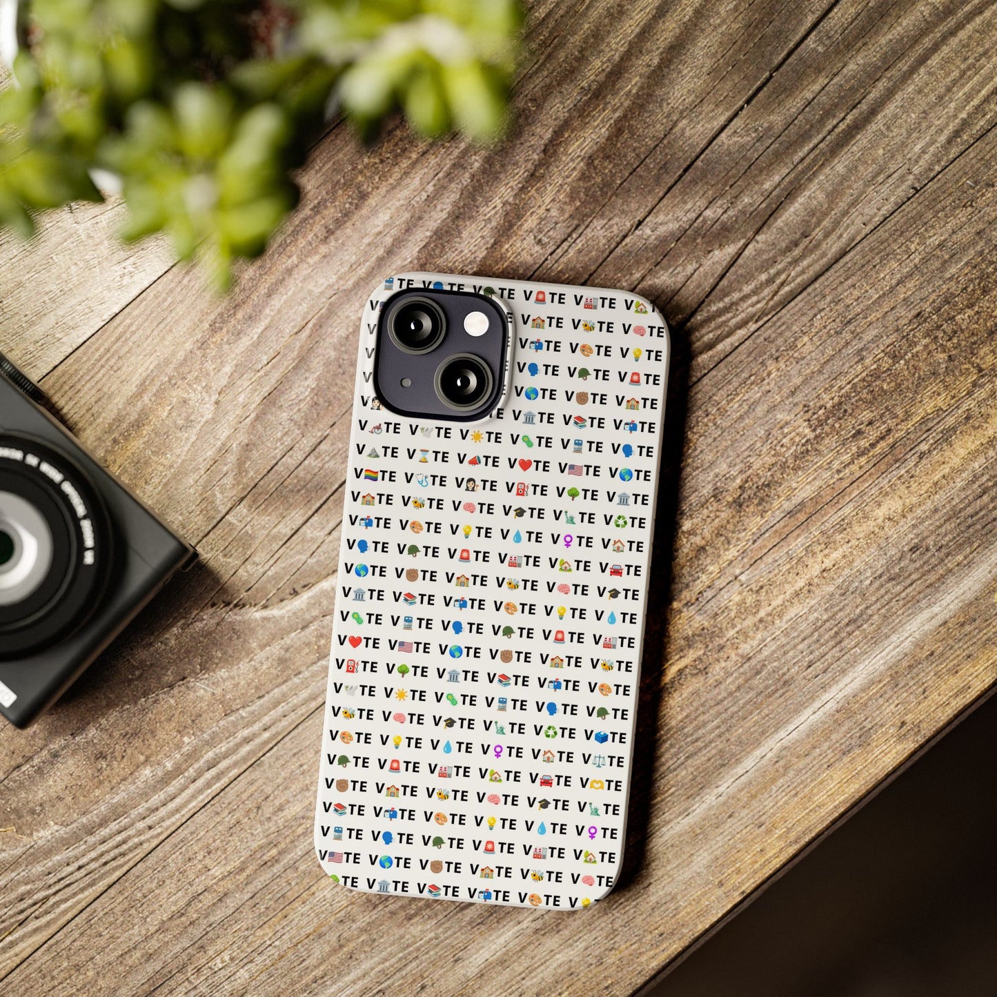 Vote Emoji iPhone Slim Case