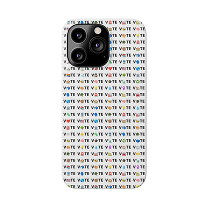 Vote Emoji iPhone Slim Case