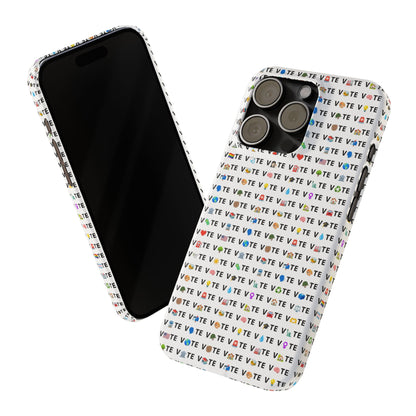 Vote Emoji iPhone Slim Case