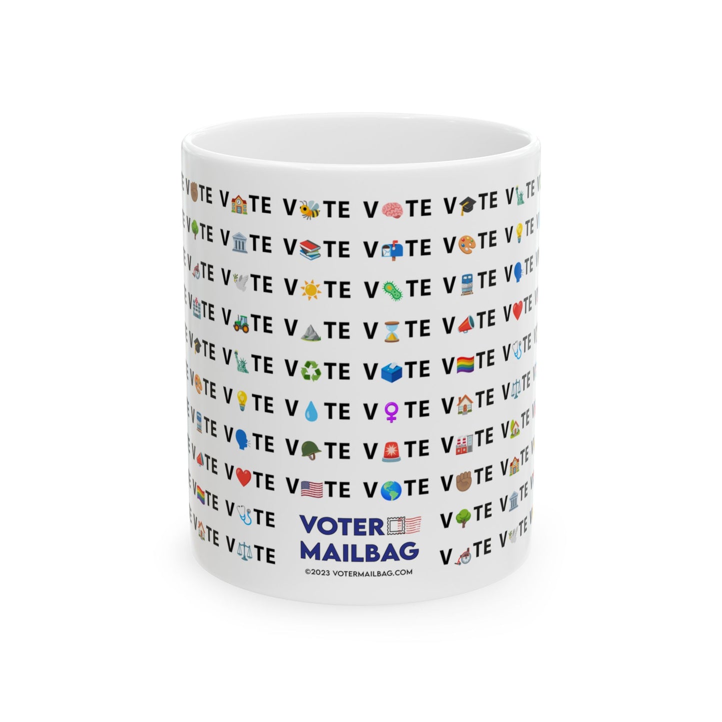 Vote Emoji Mug - Election Coffee Mug