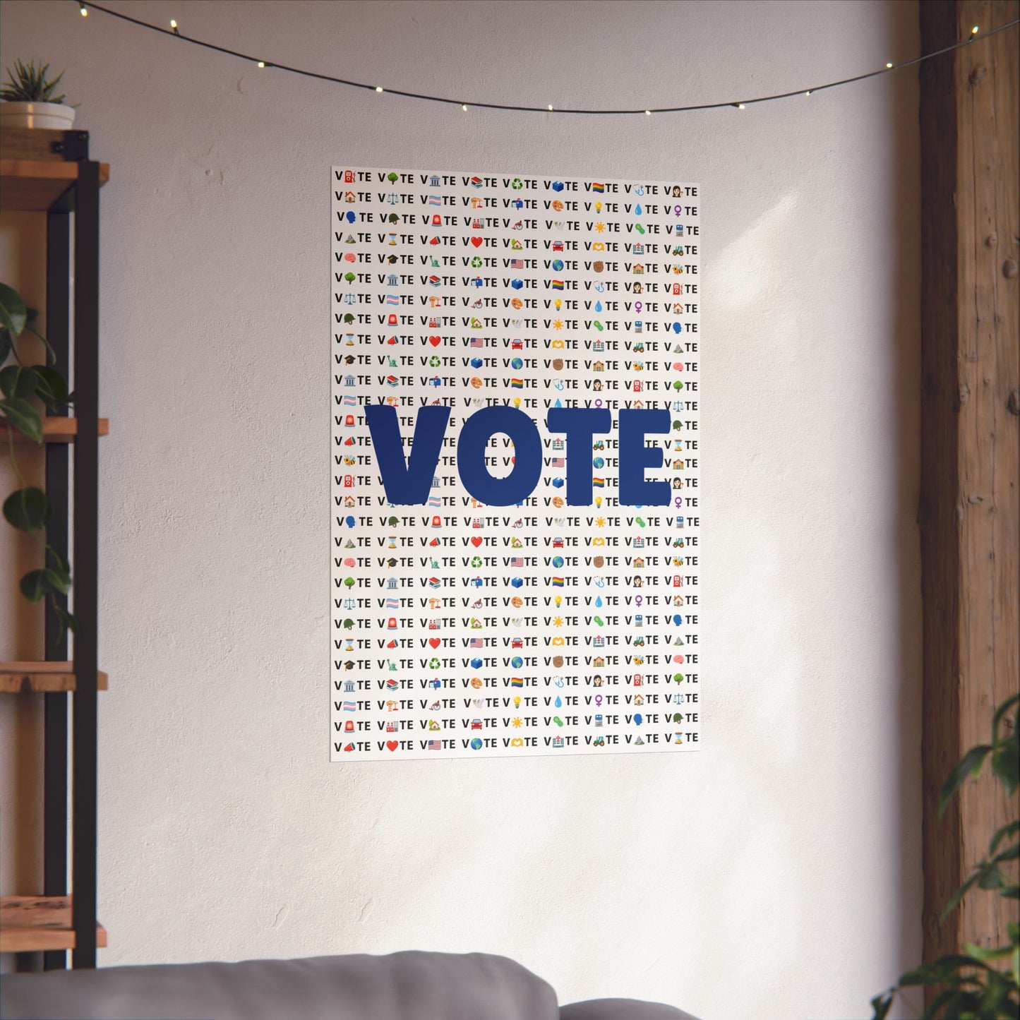 Vote Emoji Poster (Various Sizes)