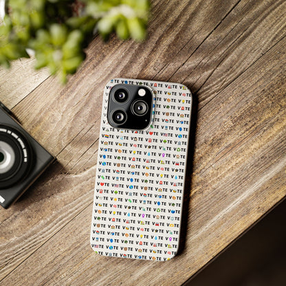 Vote Emoji iPhone Slim Case