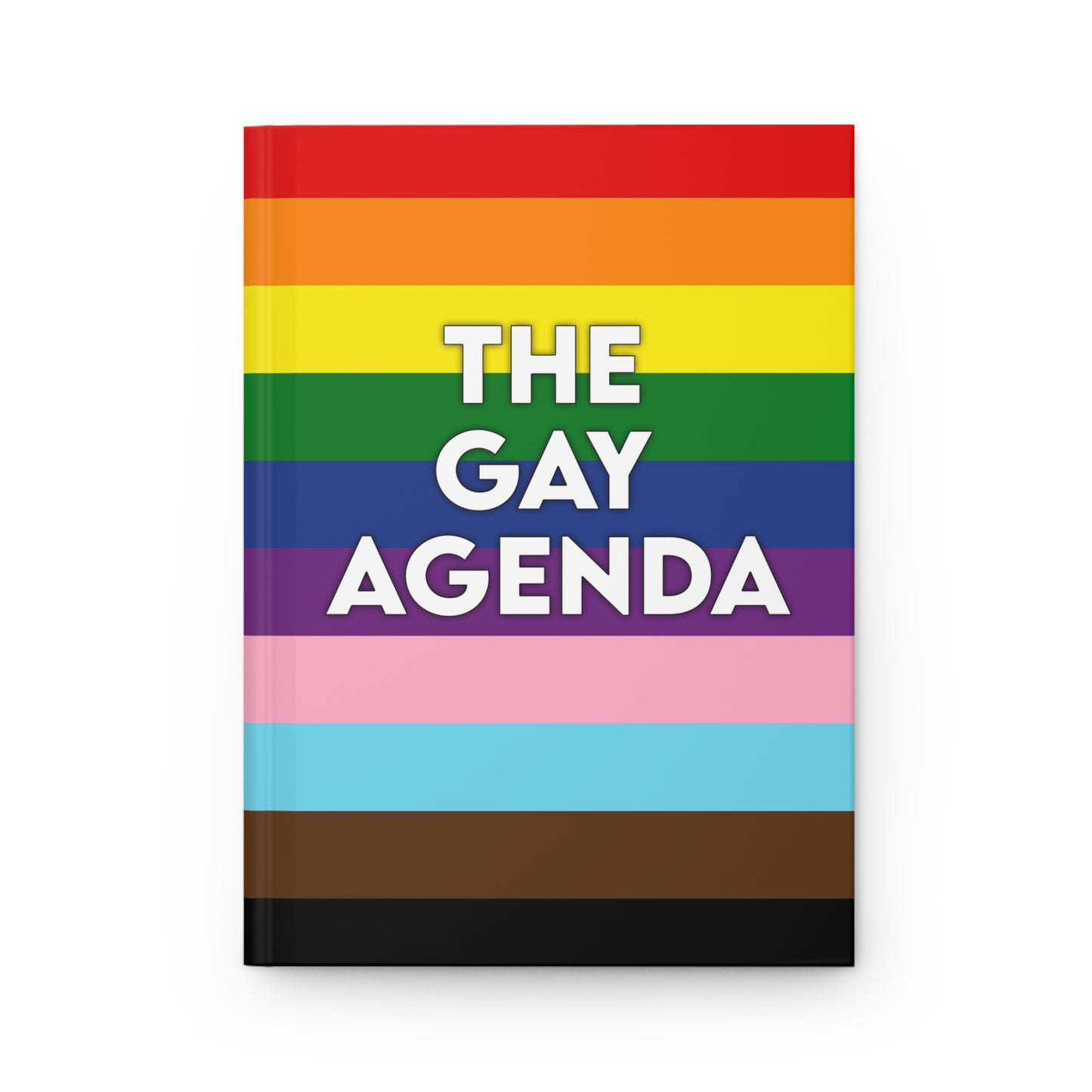 The Gay Agenda - Blank LGBTQ+ Hardcover Journal