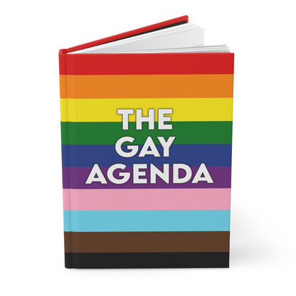 The Gay Agenda - Blank LGBTQ+ Hardcover Journal