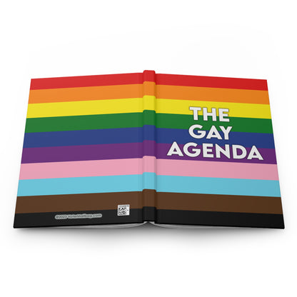 The Gay Agenda - Blank LGBTQ+ Hardcover Journal