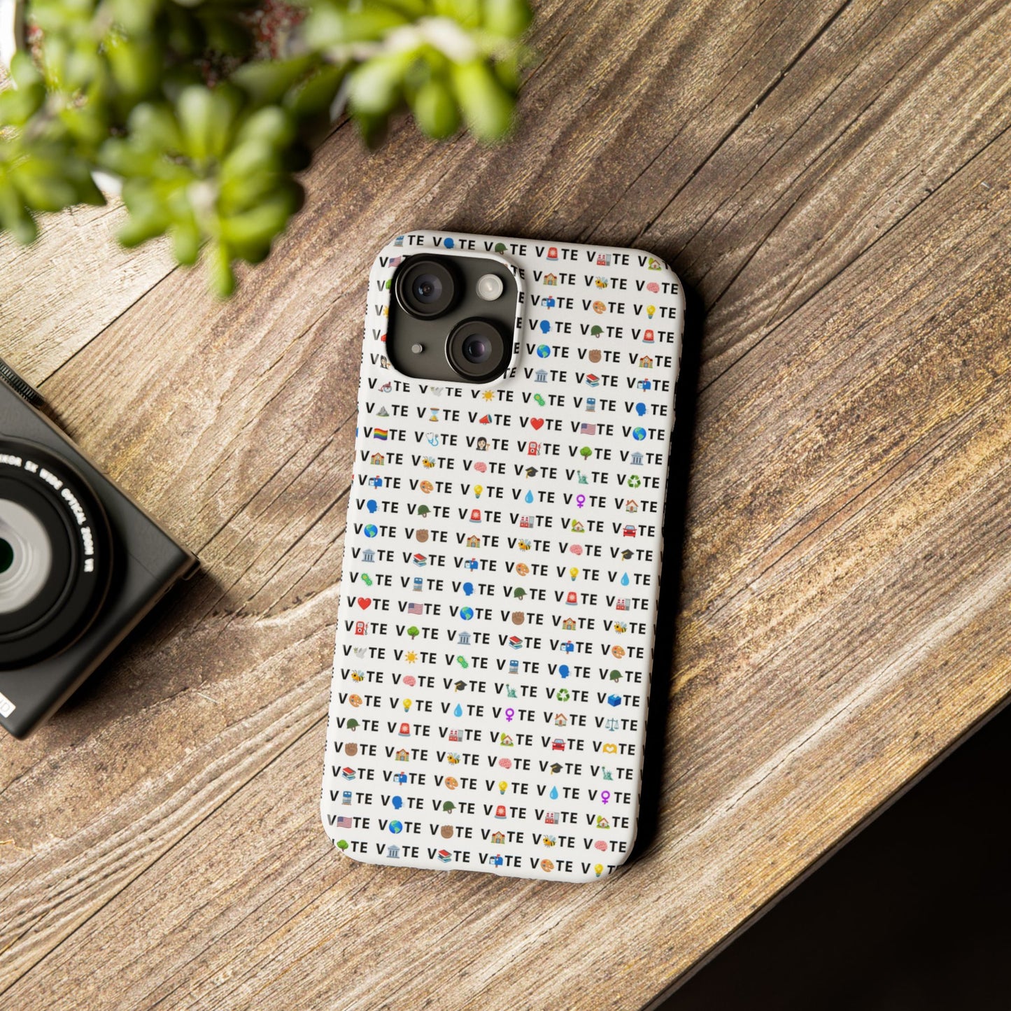 Vote Emoji iPhone Slim Case