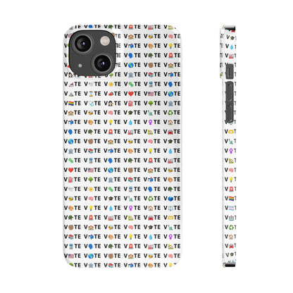 Vote Emoji iPhone Slim Case