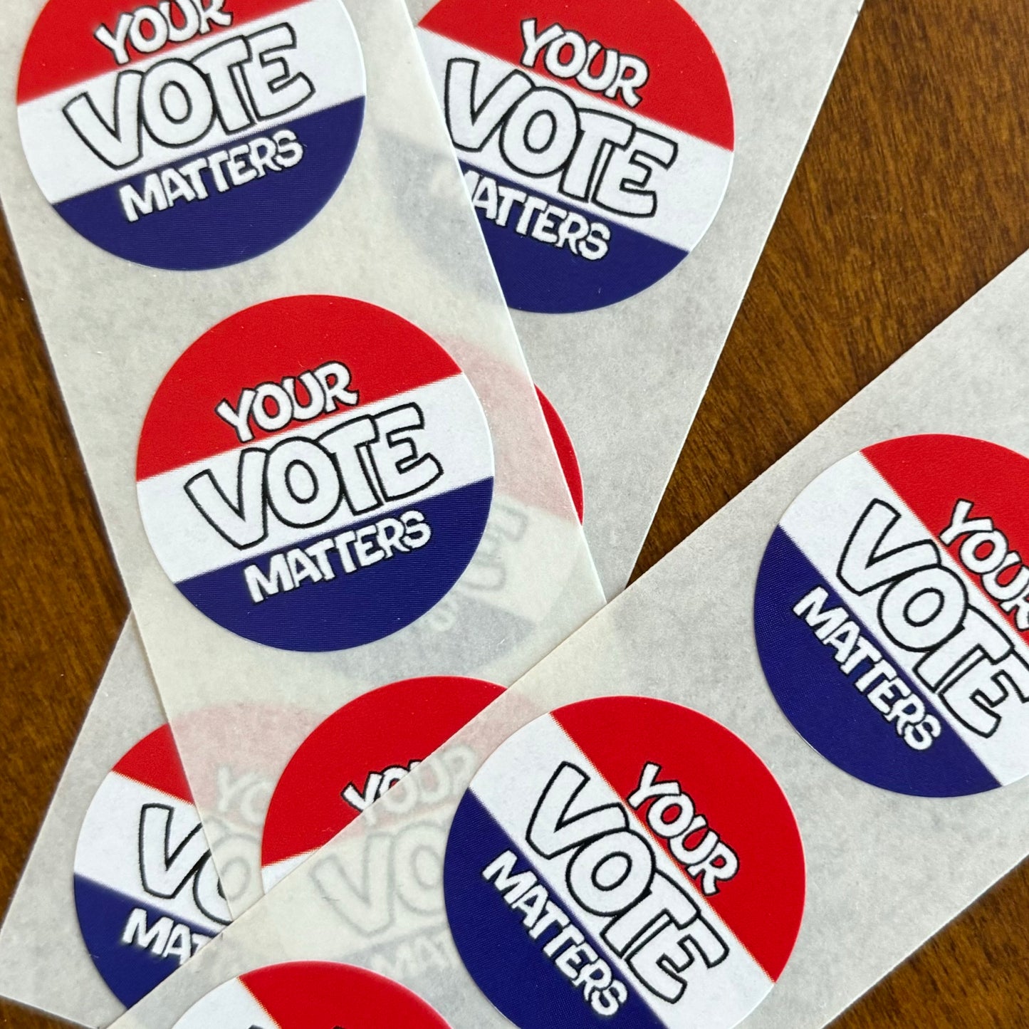 Your Vote Matters Stickers (250 Sticker Roll)