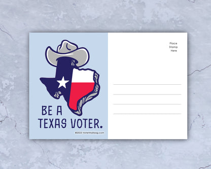 Texas Voter Postcards - Blank 4x6 Voter Postcards (50 Pack)