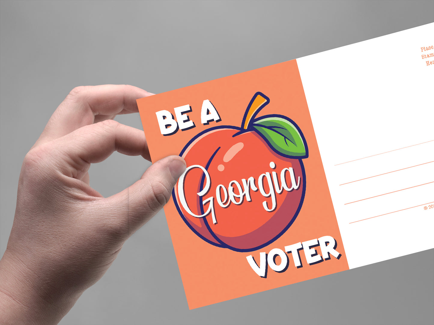 Georgia Voter Postcards - Blank 4x6 Voter Postcards (50 Pack)