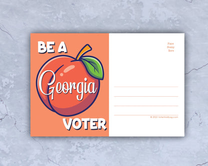 Georgia Voter Postcards - Blank 4x6 Voter Postcards (100 Pack)