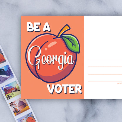 Georgia Voter Postcards - Blank 4x6 Voter Postcards (100 Pack)