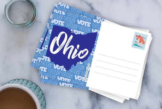 Ohio Voter Postcards - Blank 4x6 Voter Postcards (50 Pack)