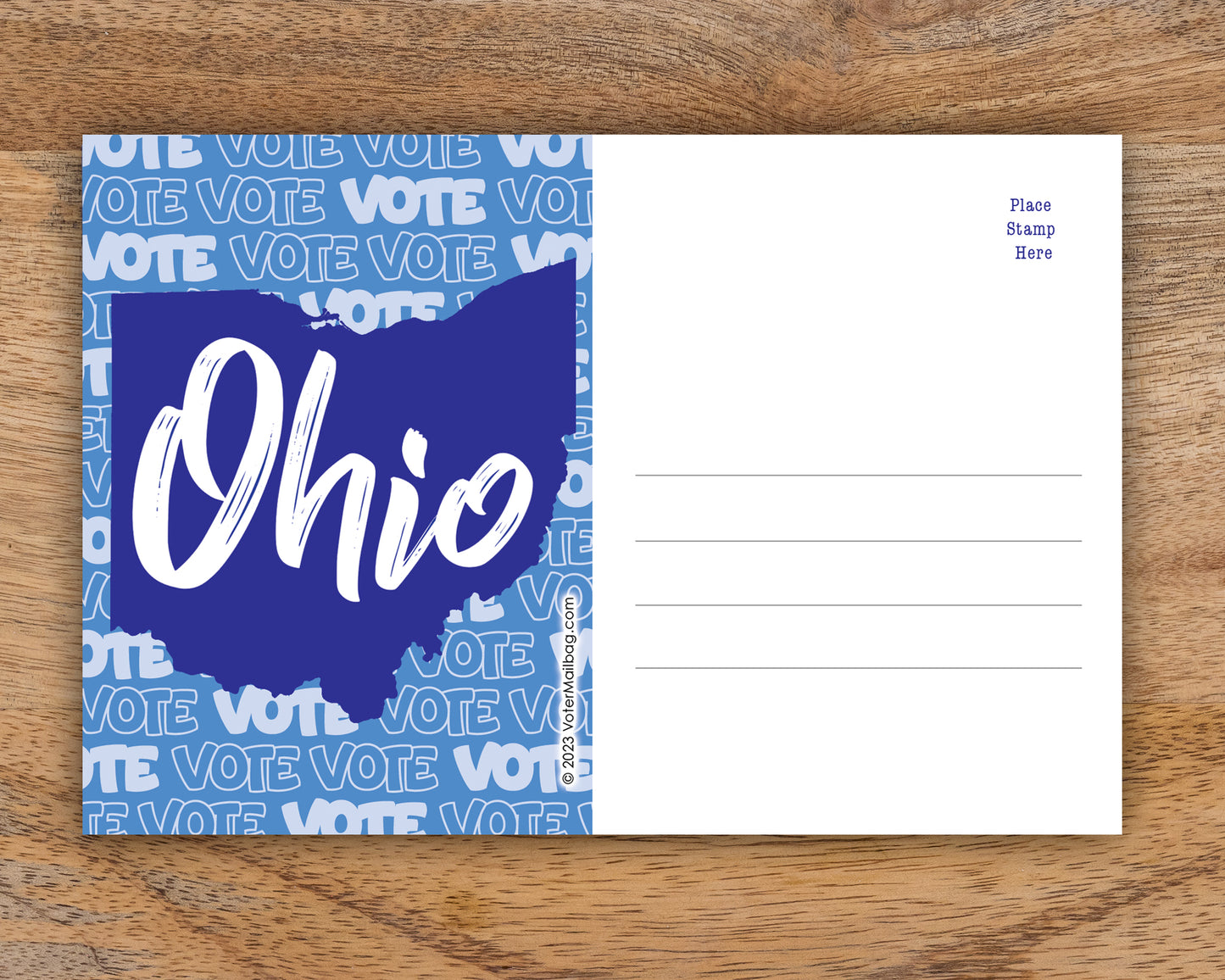 Ohio Voter Postcards - Blank 4x6 Voter Postcards (50 Pack)