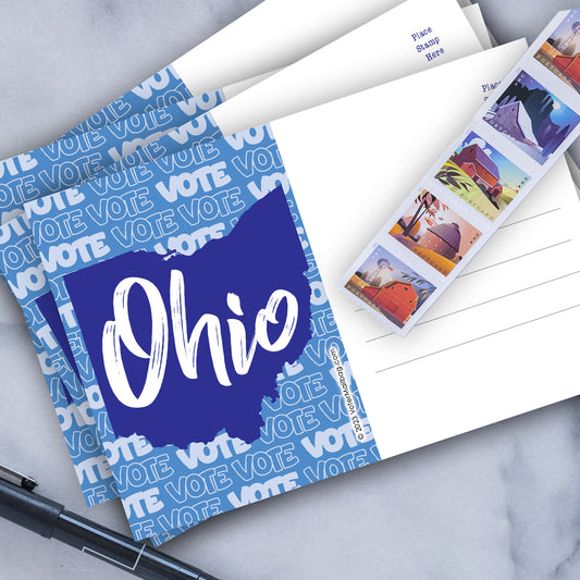 Ohio Voter Postcards - Blank 4x6 Voter Postcards (50 Pack)