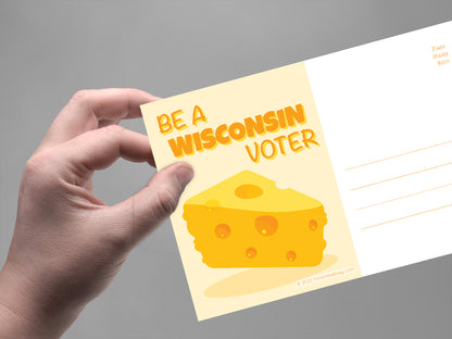 Wisconsin Voter Postcards - Blank 4x6 Voter Postcards (50 Pack)