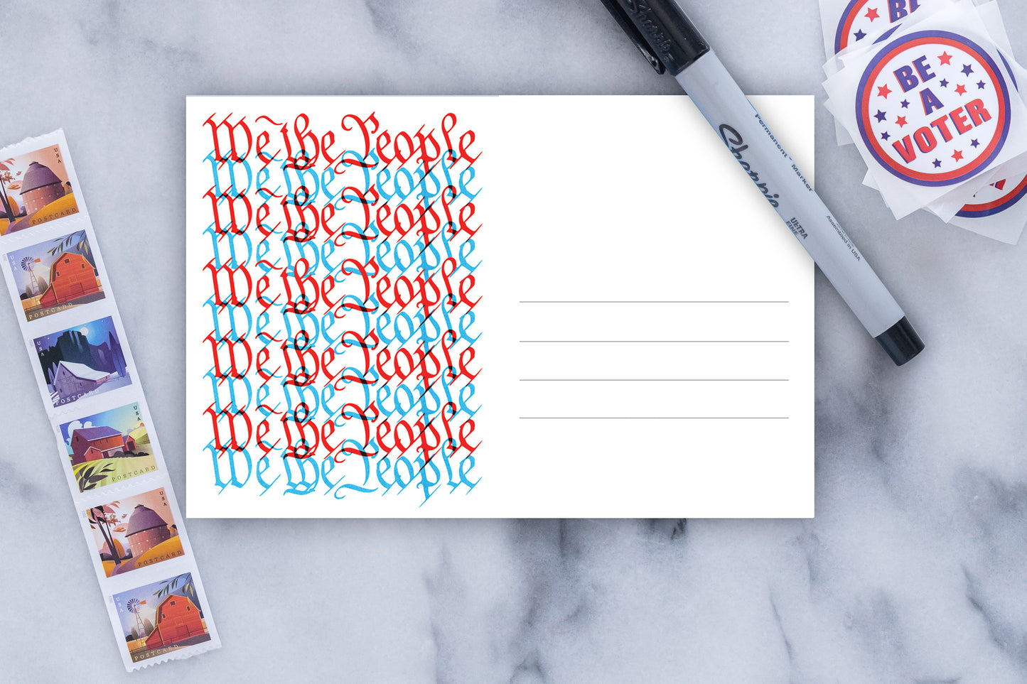 We The People 4x6 Postcards (100 Pack)