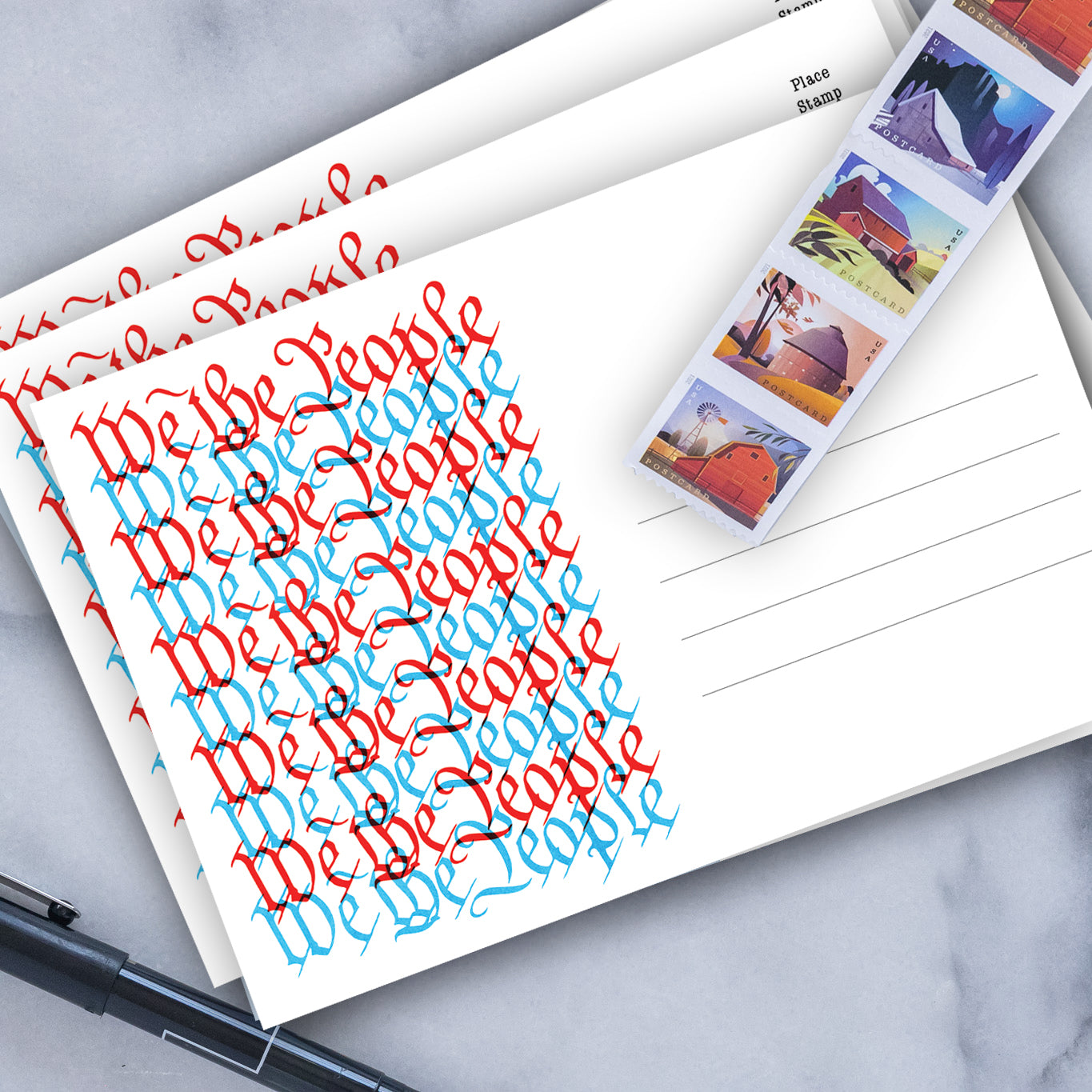 We The People 4x6 Postcards (100 Pack)