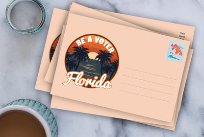 Florida Voter Postcards - Blank 4x6 Voter Postcards (100 Pack)