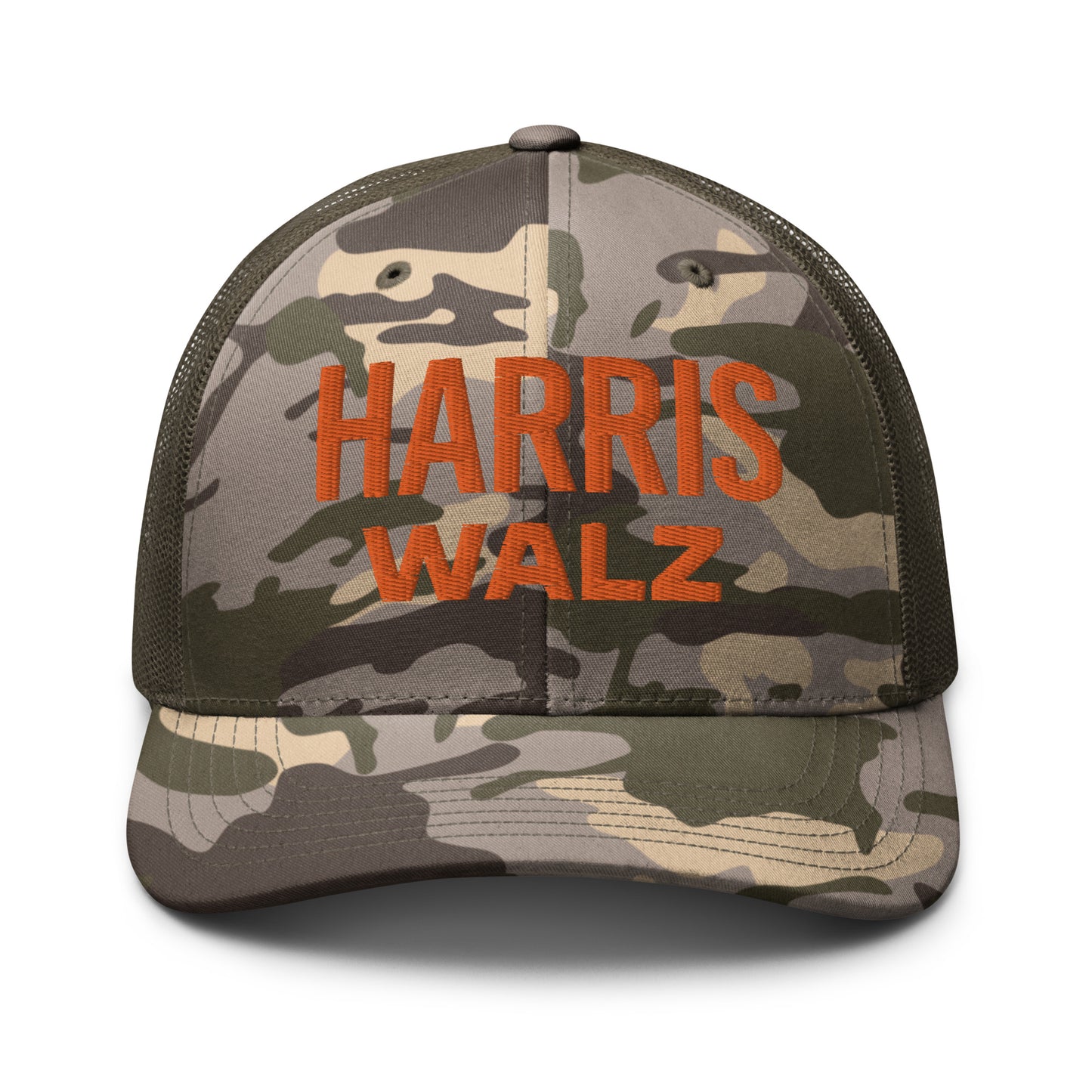 Viral Harris Walz Camo Cap