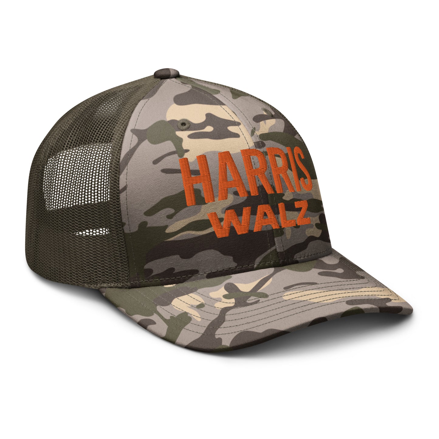 Viral Harris Walz Camo Cap