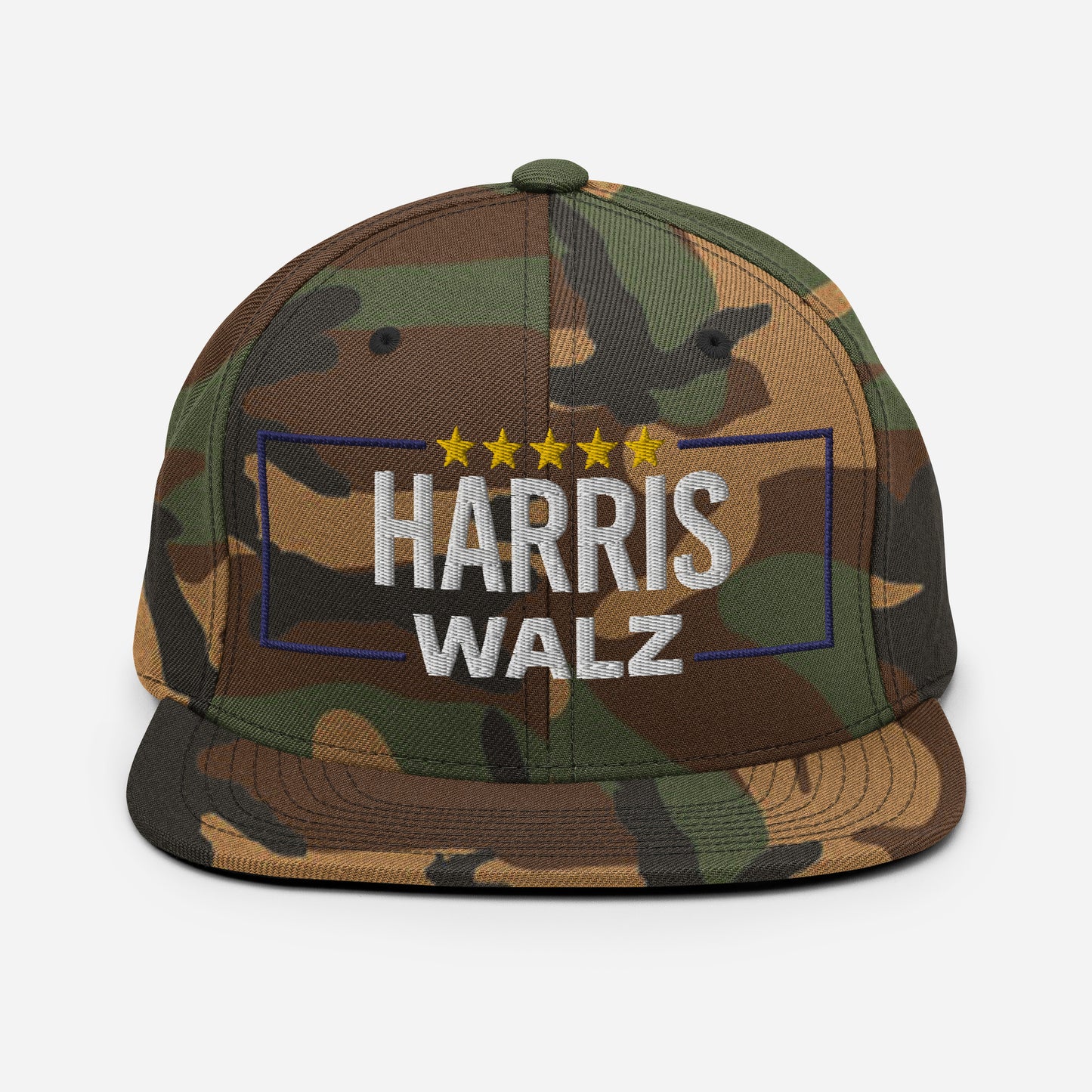 5-Star Harris Walz Camo Snapback Hat