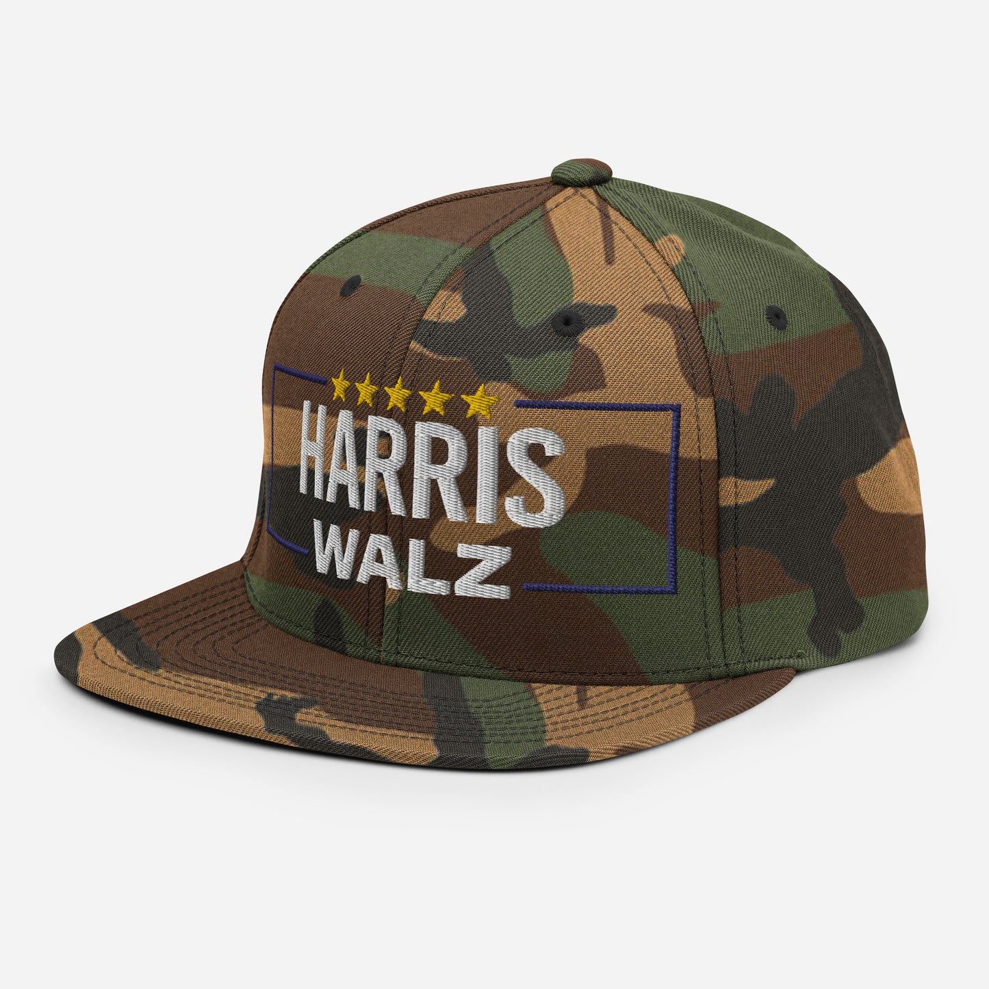 5-Star Harris Walz Camo Snapback Hat